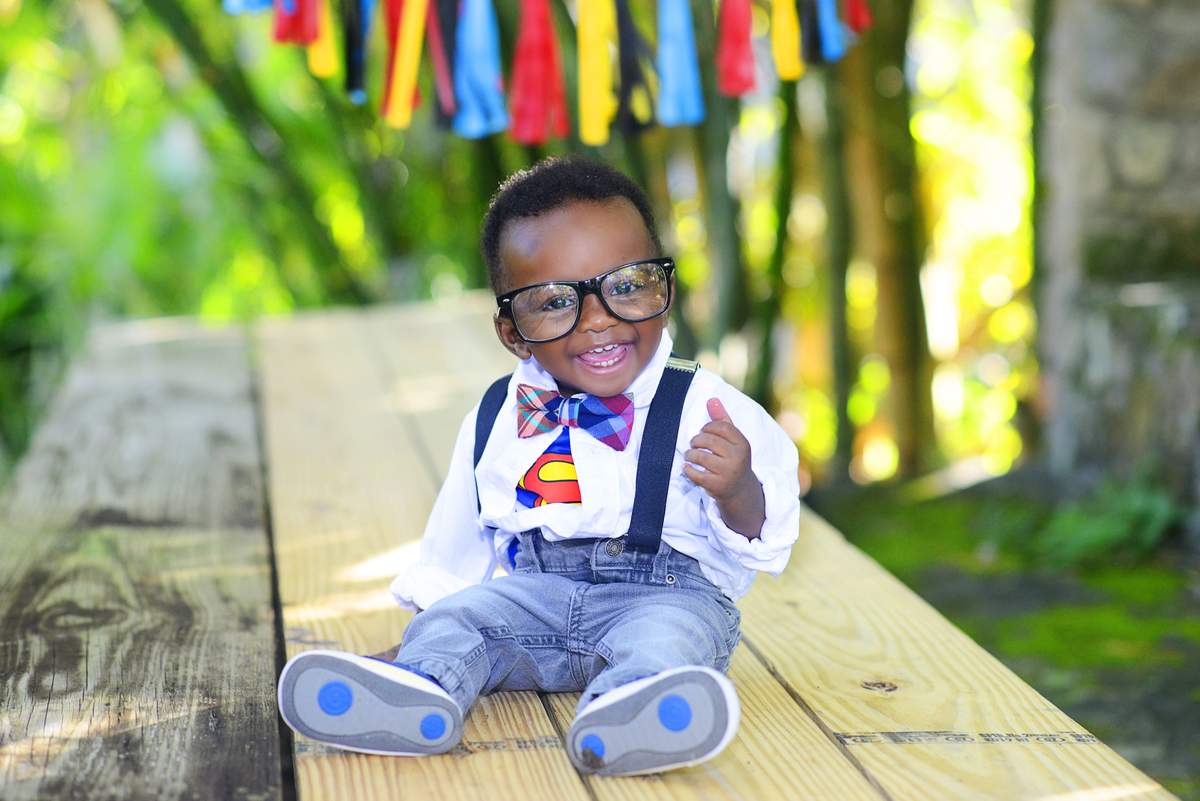 Zane's Superhero 1st Birthday  - Superman