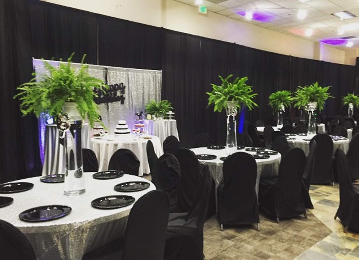 Silver and Black Birthday Party Ideas Photo 1 of 38 Catch My Party