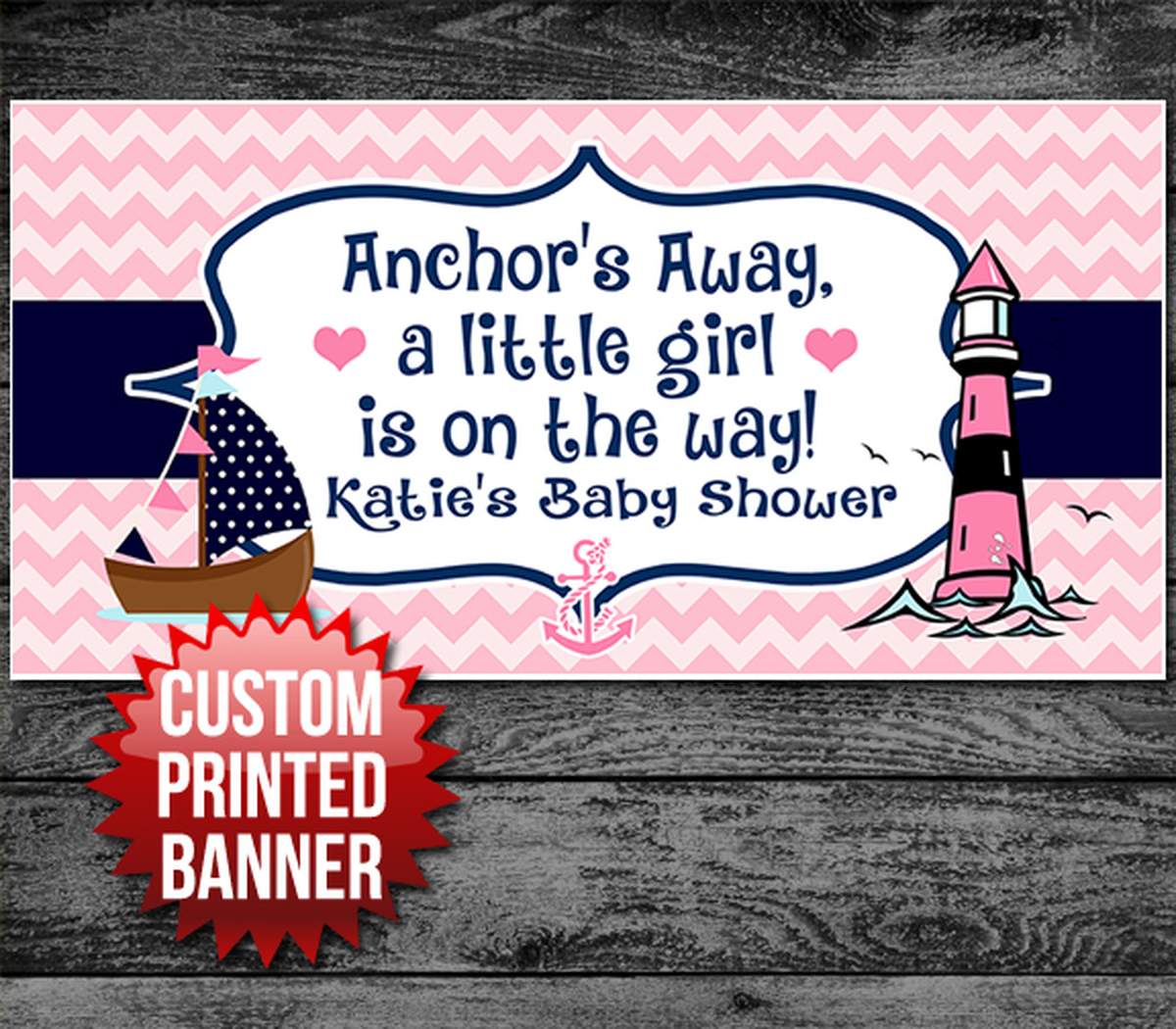 Anchors Away Nautical Baby Shower - Anchors Away - Nautical 
