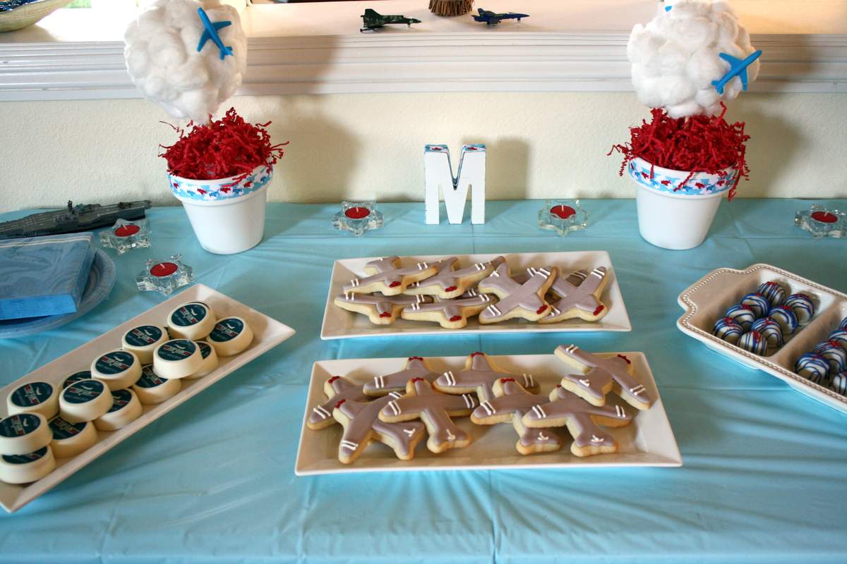 Top Gun Baby Shower Party Ideas Photo 3 of 15 Catch My Party