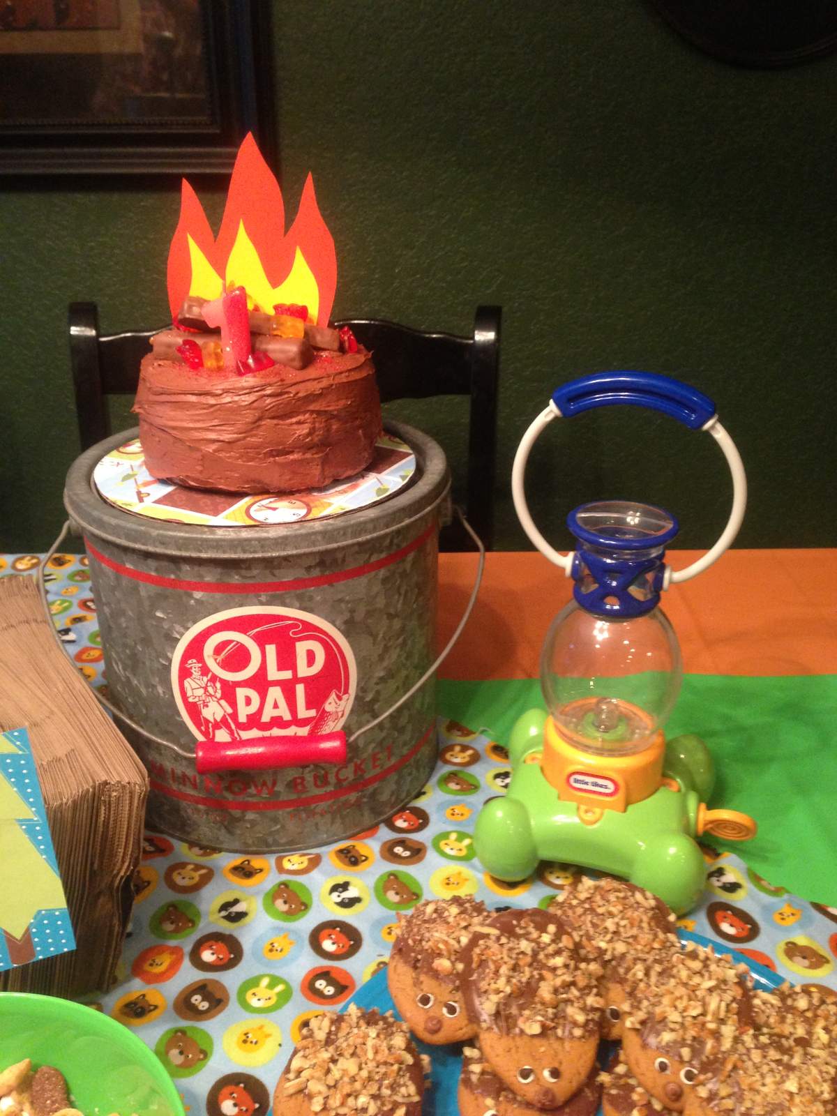 Bryson's Camping Critter 1st Birthday - Camping/Forest Animals