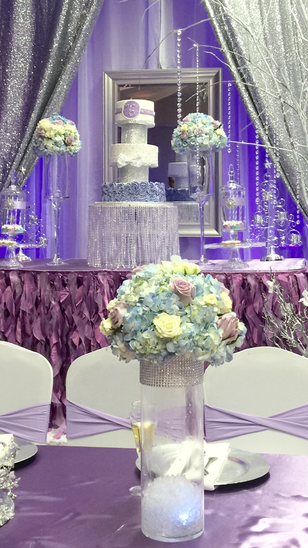 Winter Wonderland Quinceañera Party Ideas Photo 1 of 14 Catch My Party