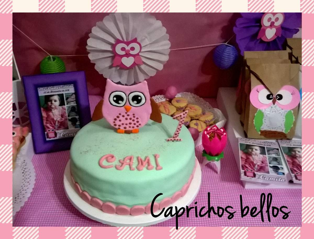 cami! su primer añito - "buhos"