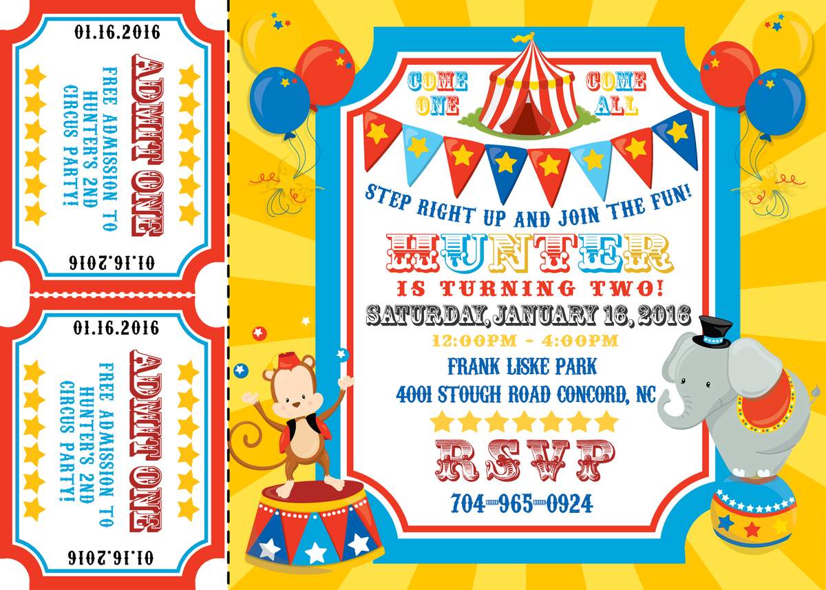 Roo's 2nd Birthday Party  - Circus / Carnival