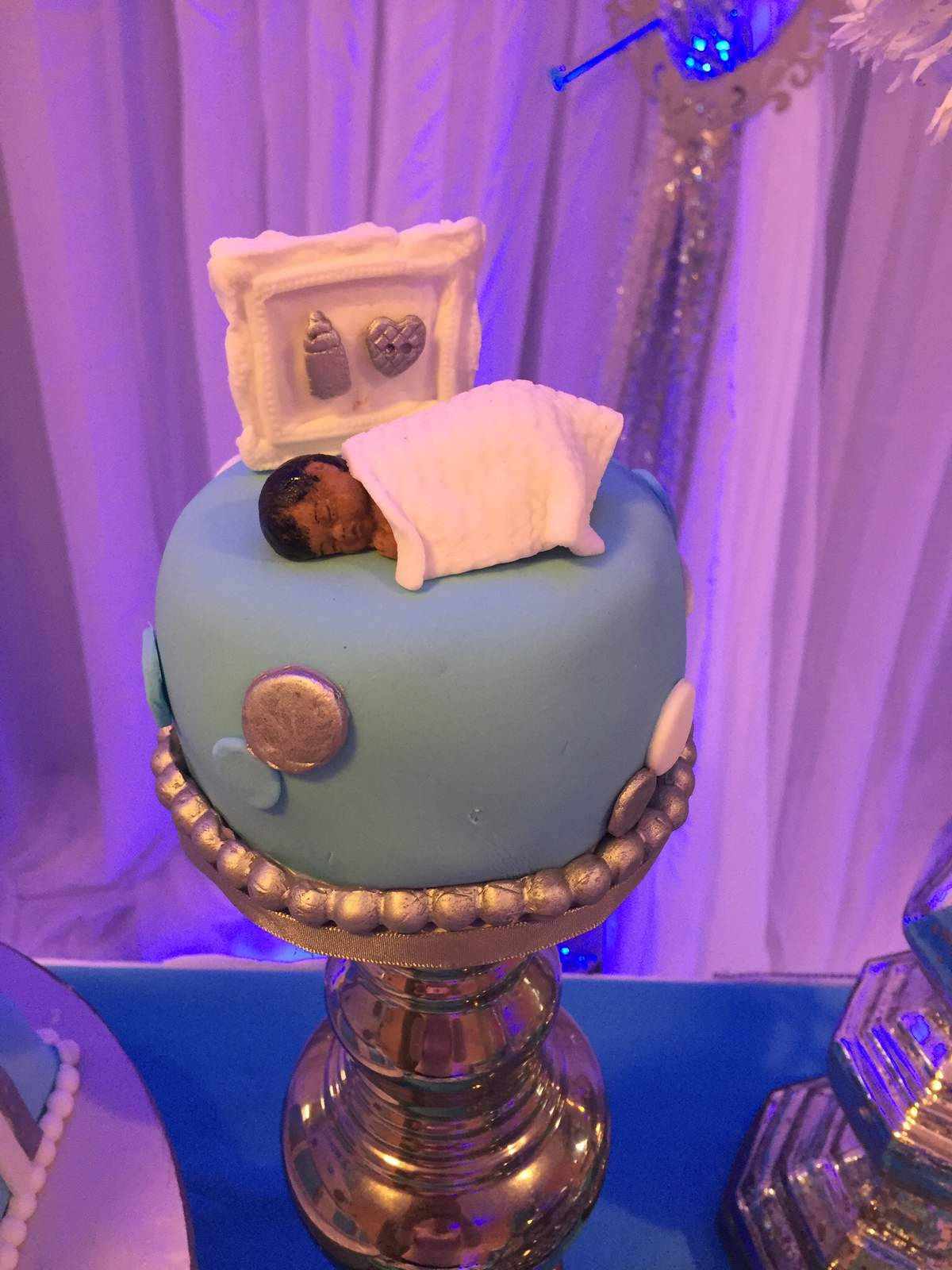 Baby Boy on the Way with a Glitz baby shower Baby Shower Party Ideas