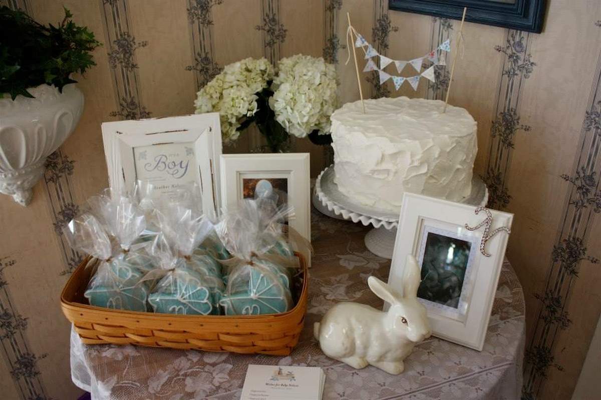 Tea Party Vintage Boy Baby Shower - Vintage