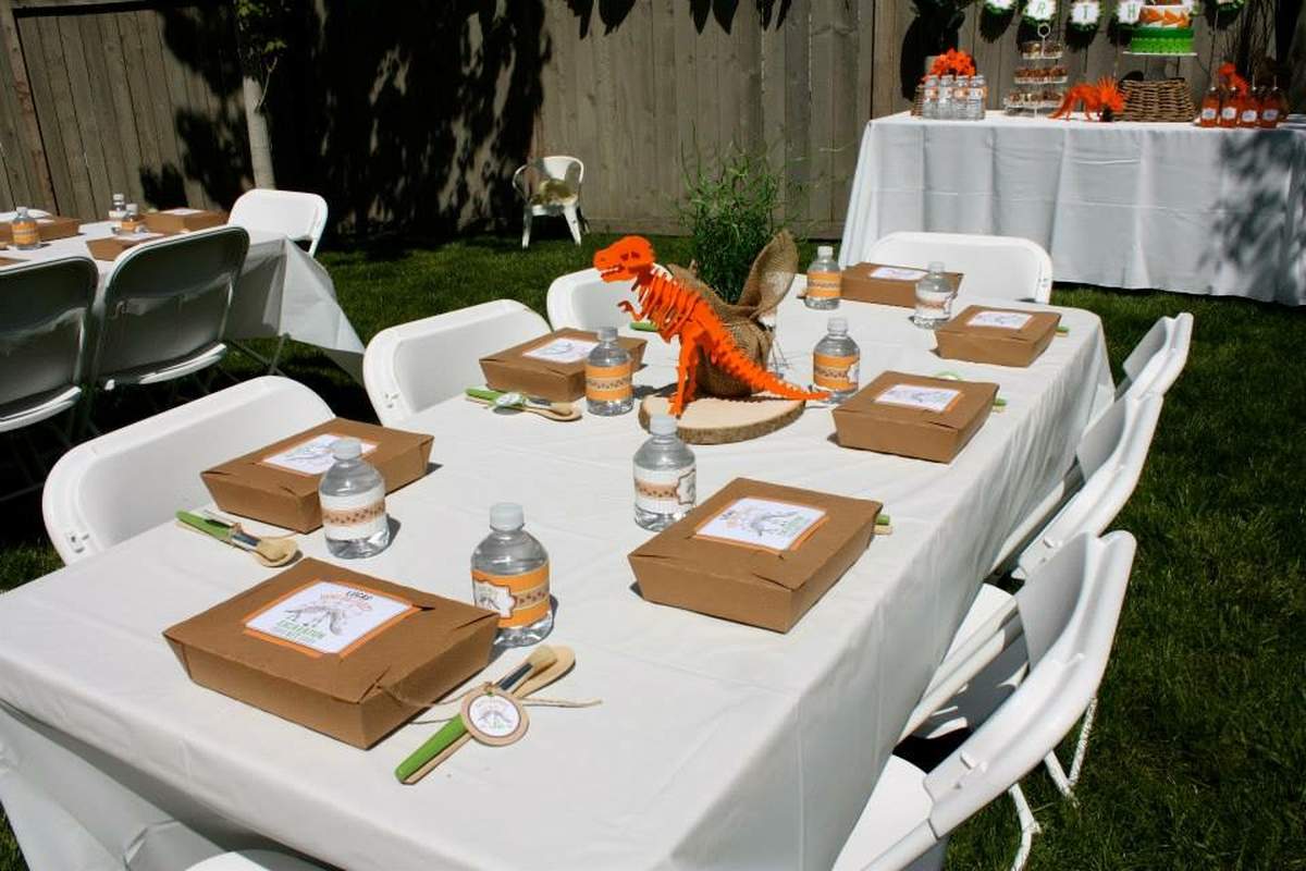 Dinosaurs / paleontology Birthday Party Ideas Photo 1 of 14 Catch