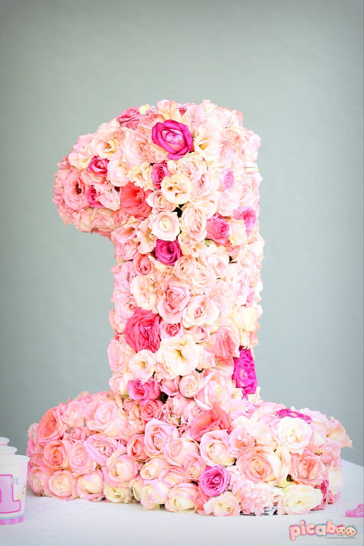 My daughter's first birthday  - Shades of pink
