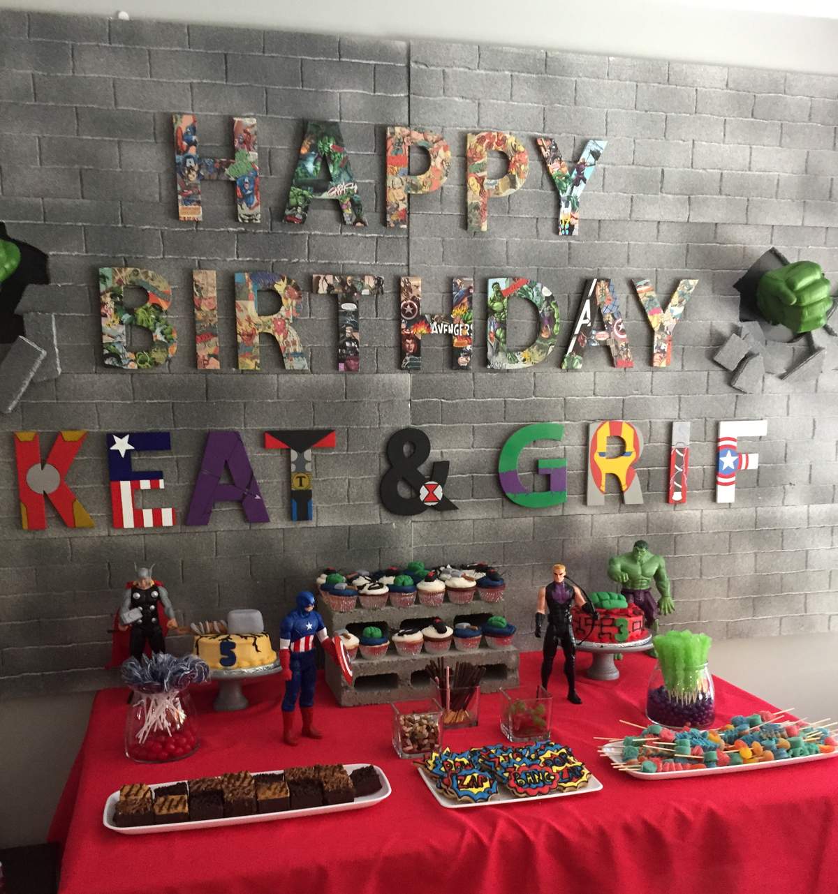 Keat & Griff 5th and 3rd - Superheroes / Avengers