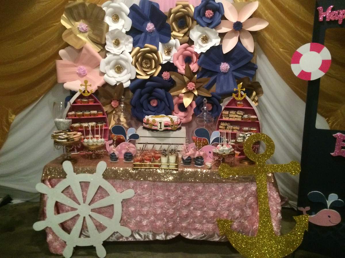 Eileen's 1st birthday - Sailor