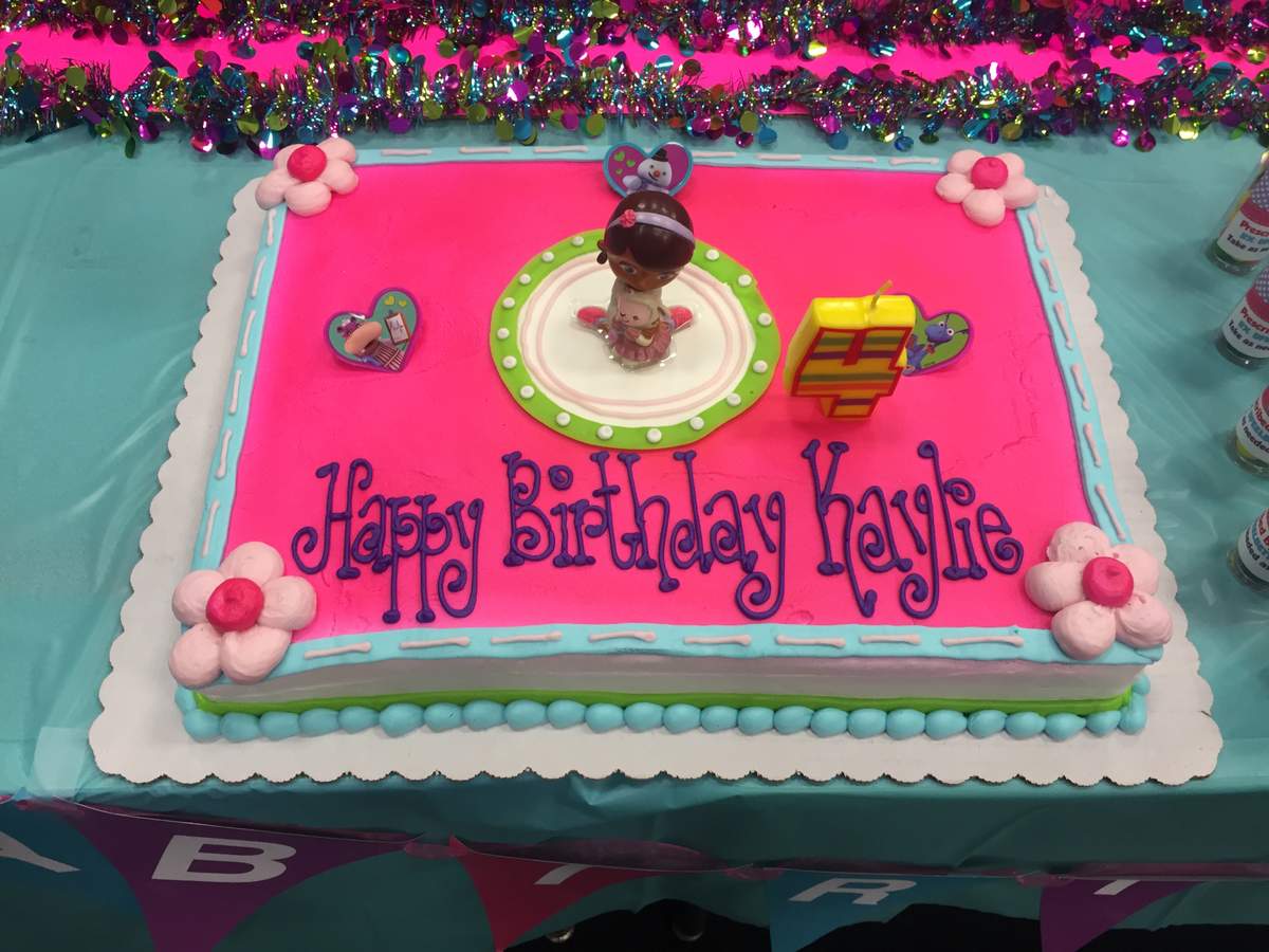 Kaylie 4th birthday party  - Doc McStuffins