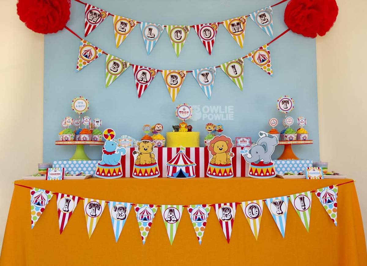 Circus Carnival Baby Shower - Circus / Carnival