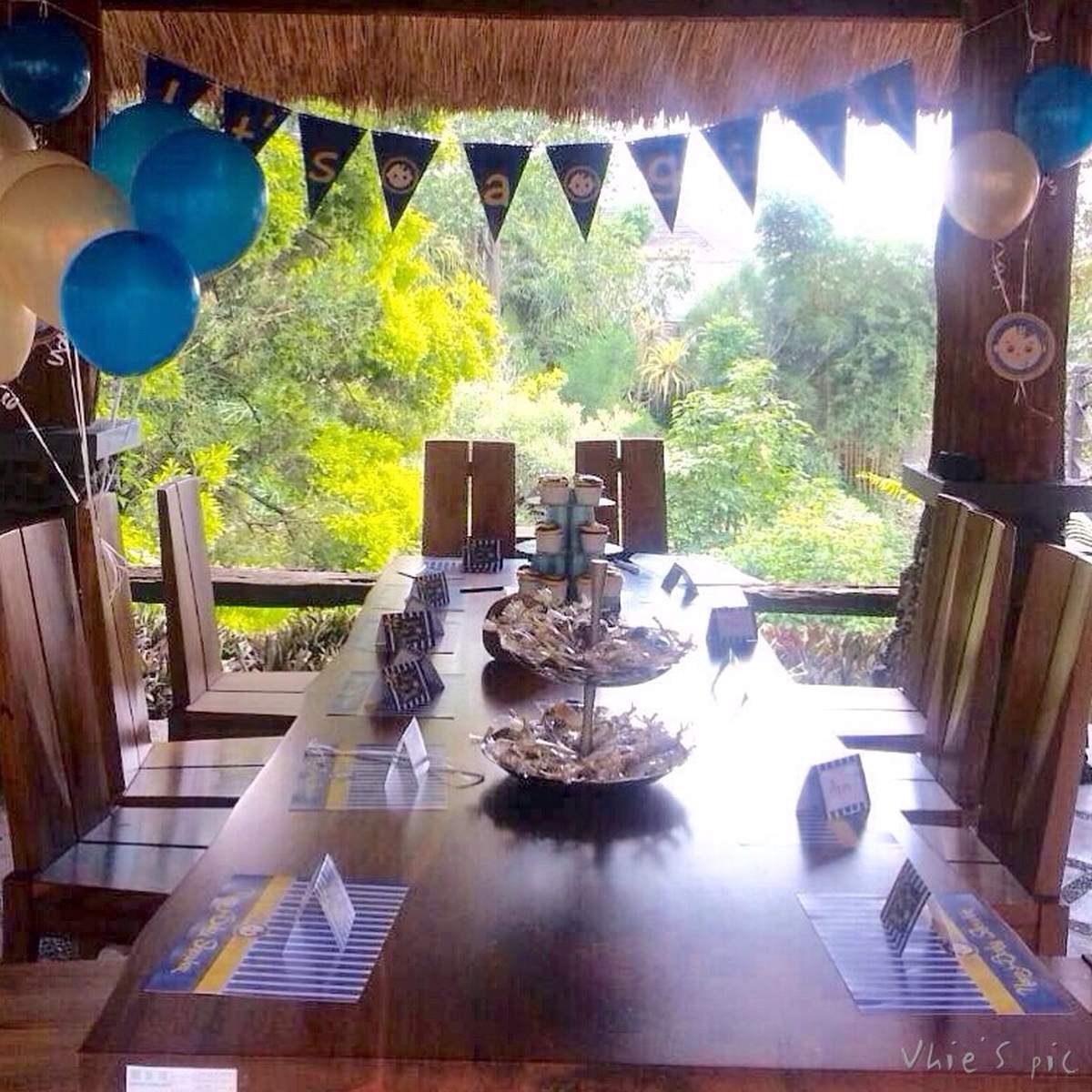 Blue & Gold Baby Shower - Blue & Gold