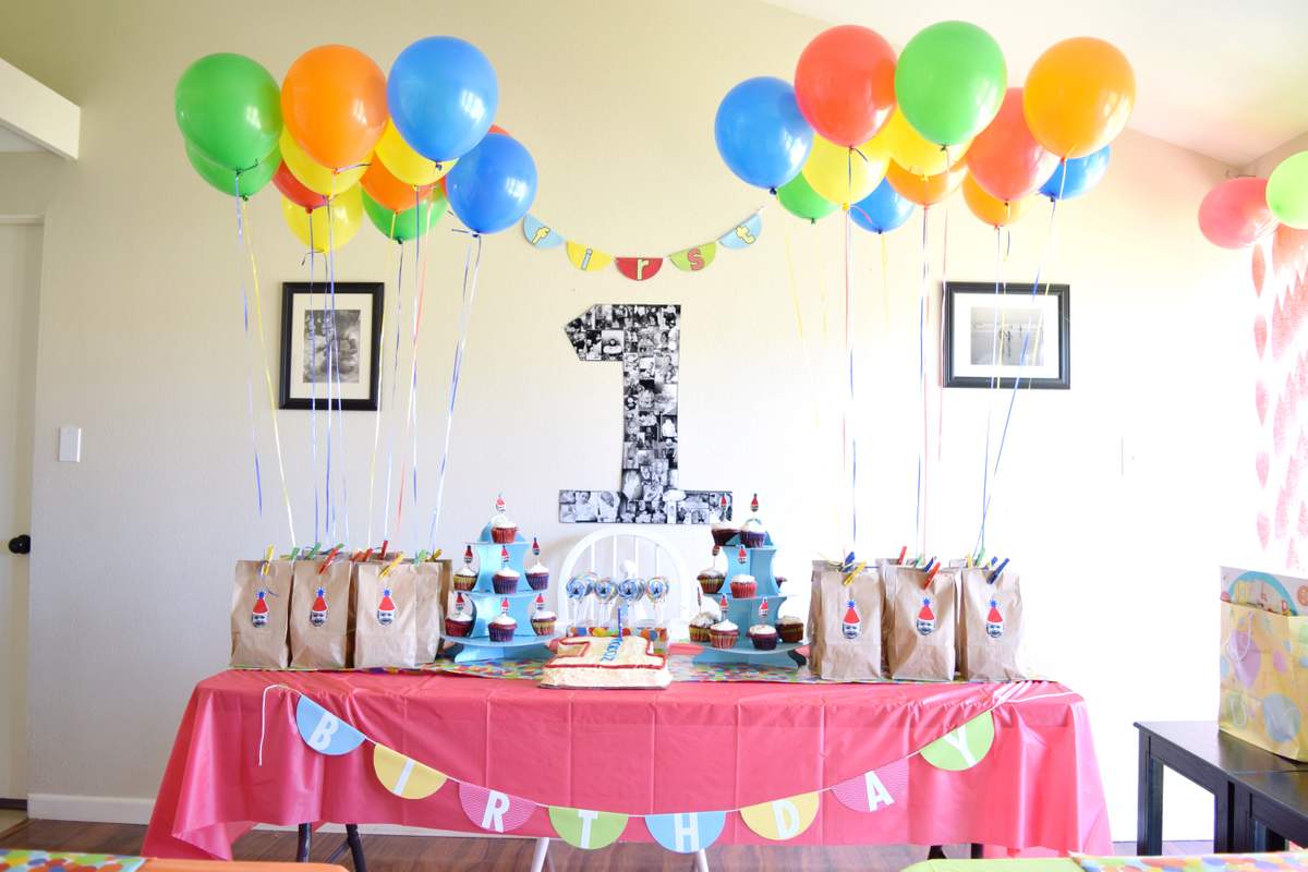It's All About Aaron First Birthday - Our Birthday Boy
