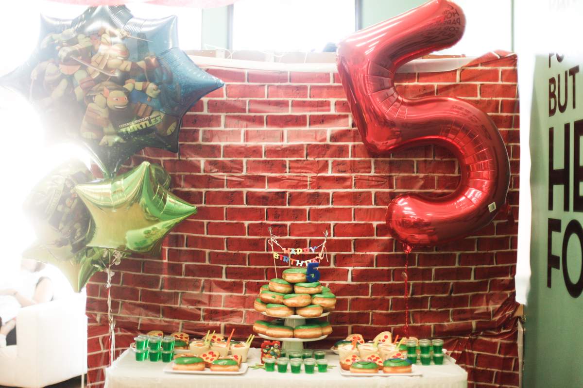 Caiden's TMNT Birthday Party - Teenage Mutant Ninja Turtles