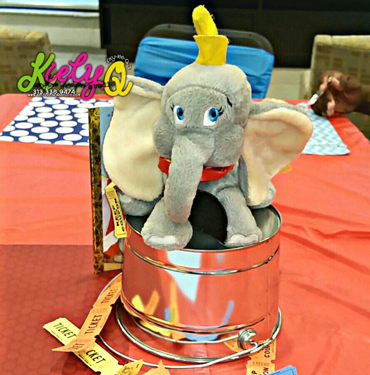 Dumbo The Flying Elephant Baby Shower Party Ideas Photo 10 Of 19 Catch My Party
