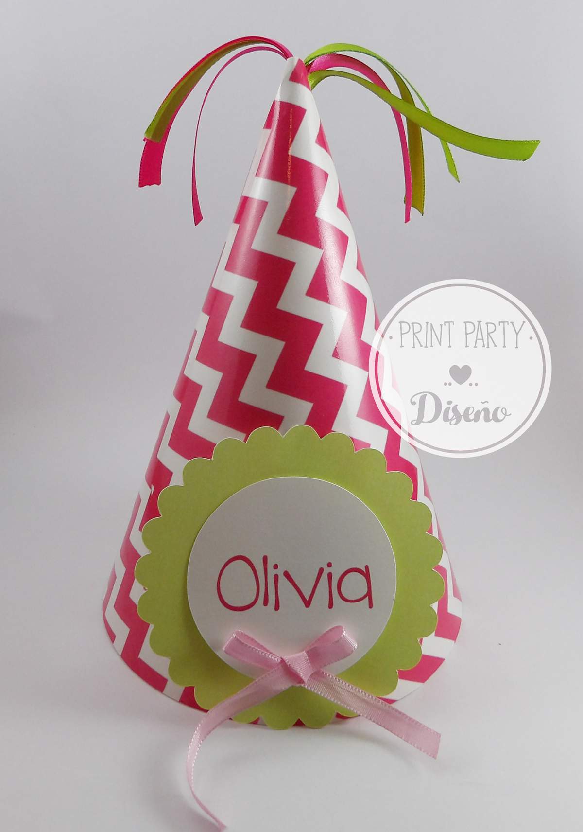 Fucsia & Verde ♥ Pink and green - Girl Birthday 