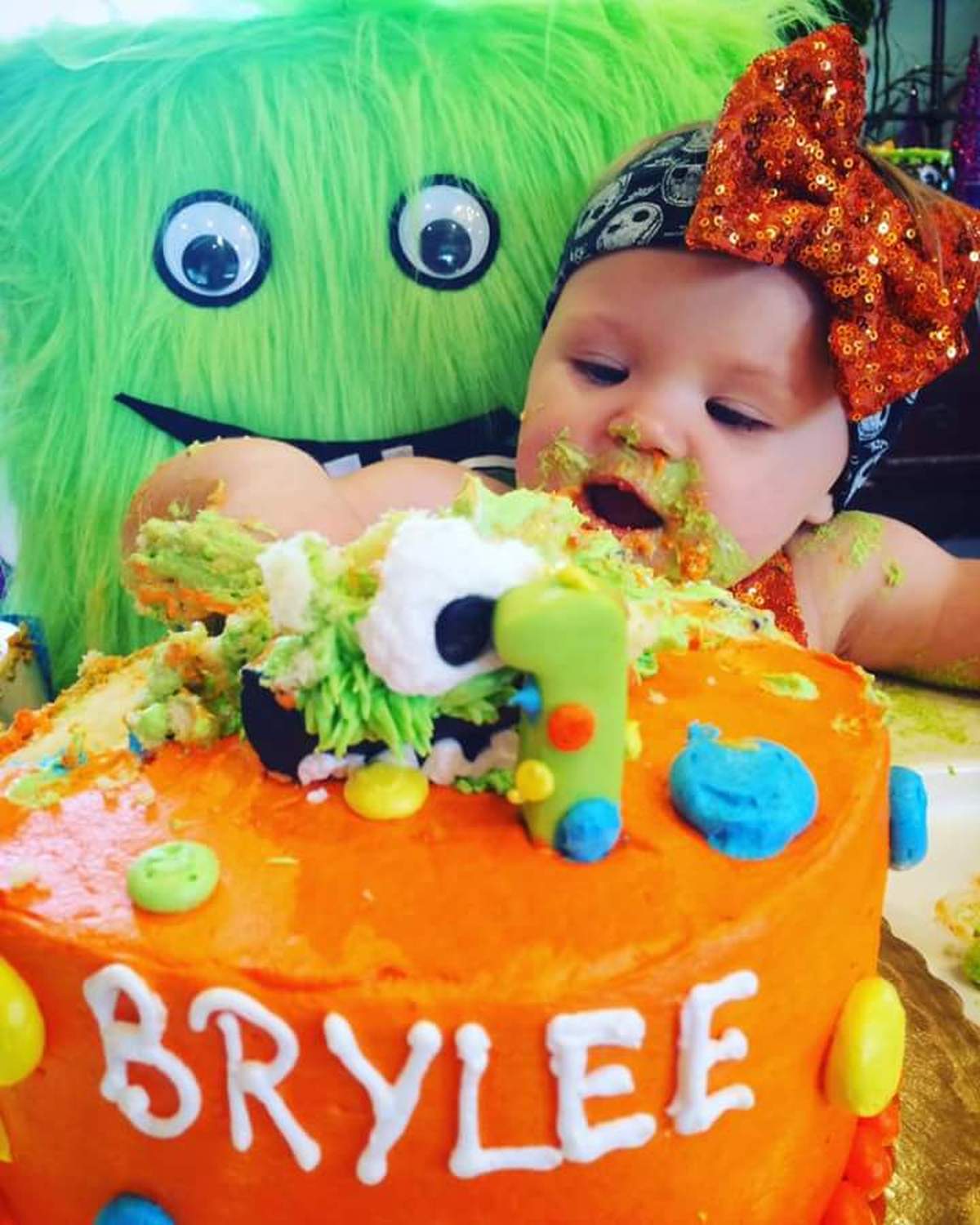 Baby Monster Bash - Girl 1st Birthday 