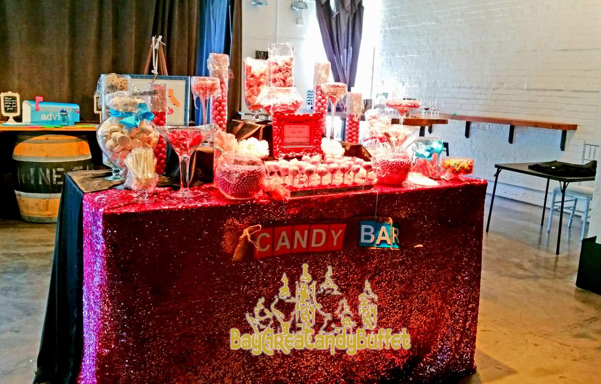 Pink Ombre Candy Station - Vintage / Retro