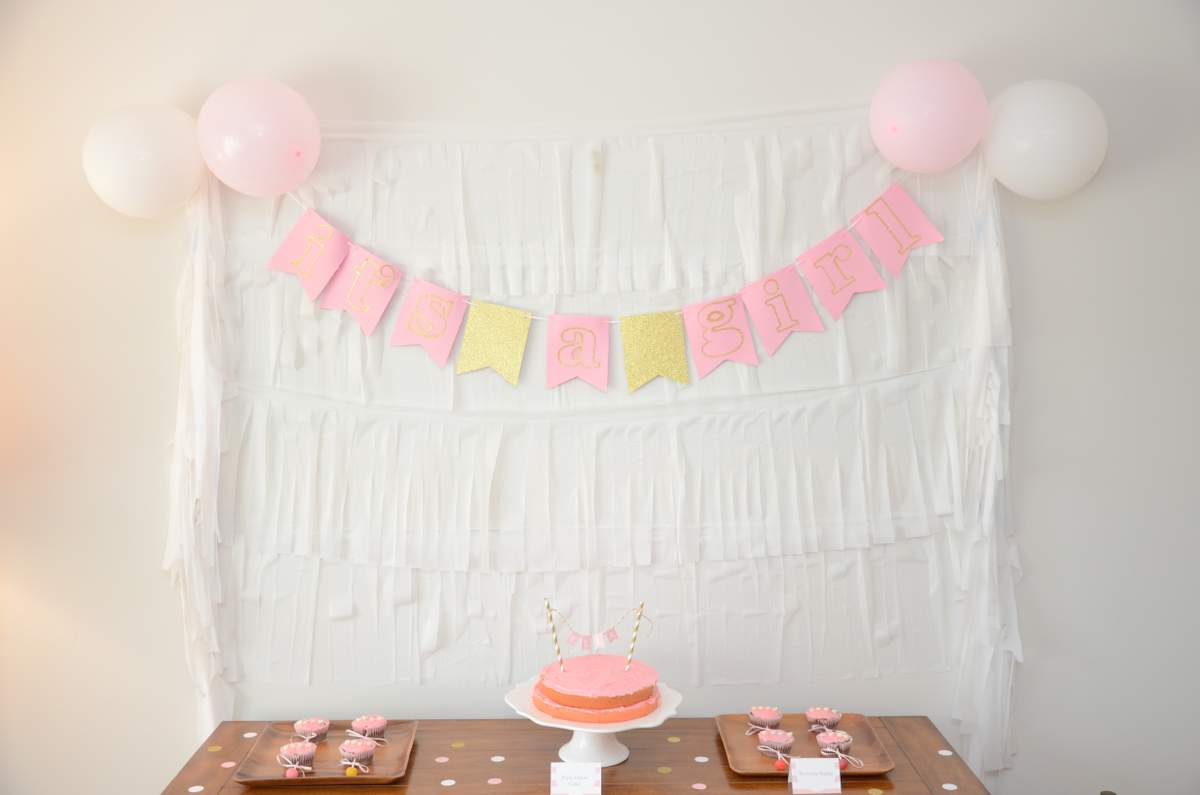 Pink and Gold Baby Shower - Pink and Gold
