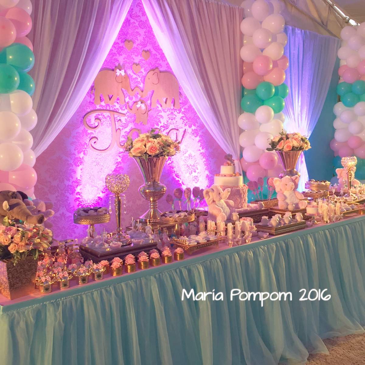 Pink & Tiffany Baby Shower  - Pink