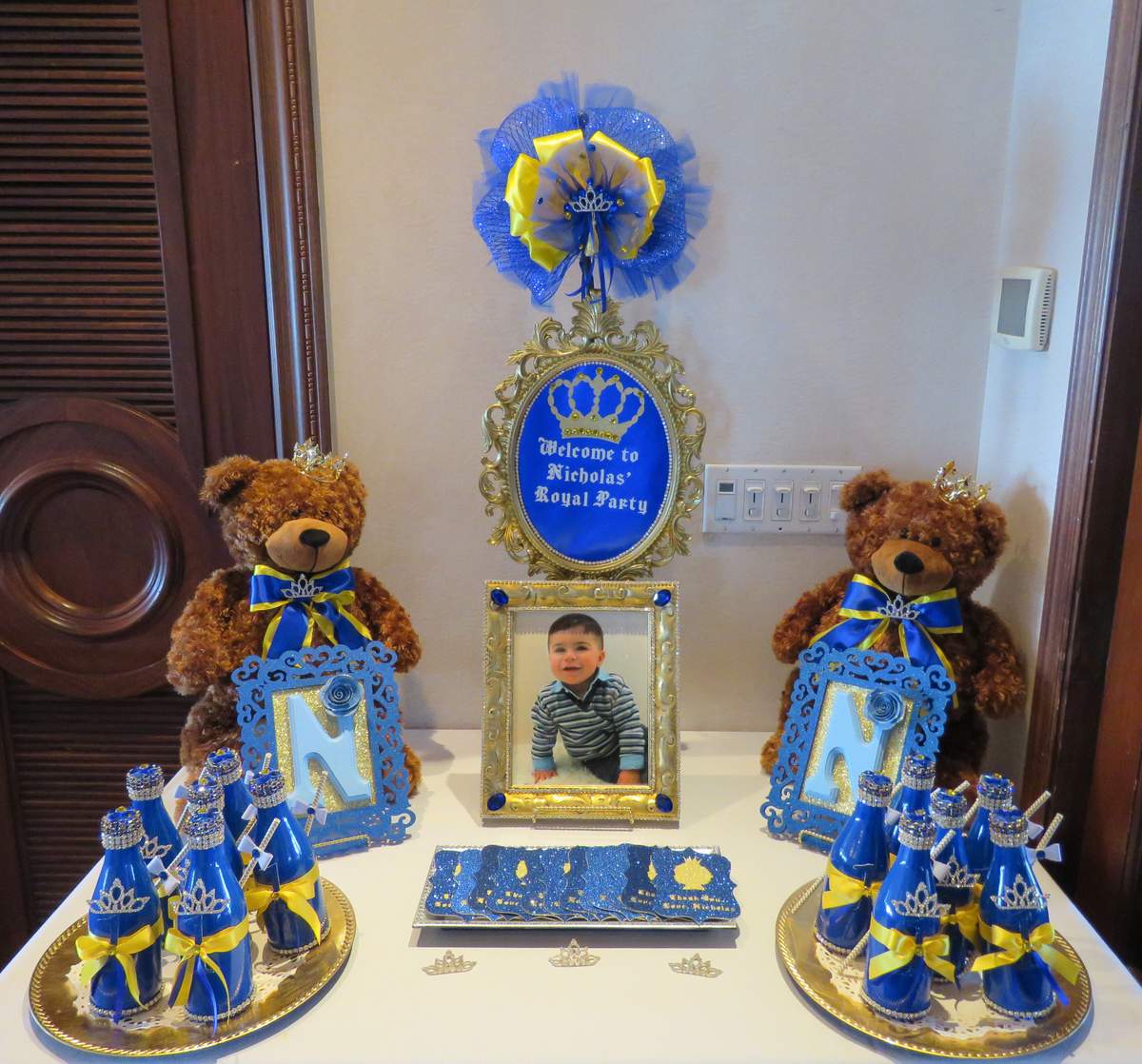 Nicholas' Royal 1st Birthday Party - Royal Prince 