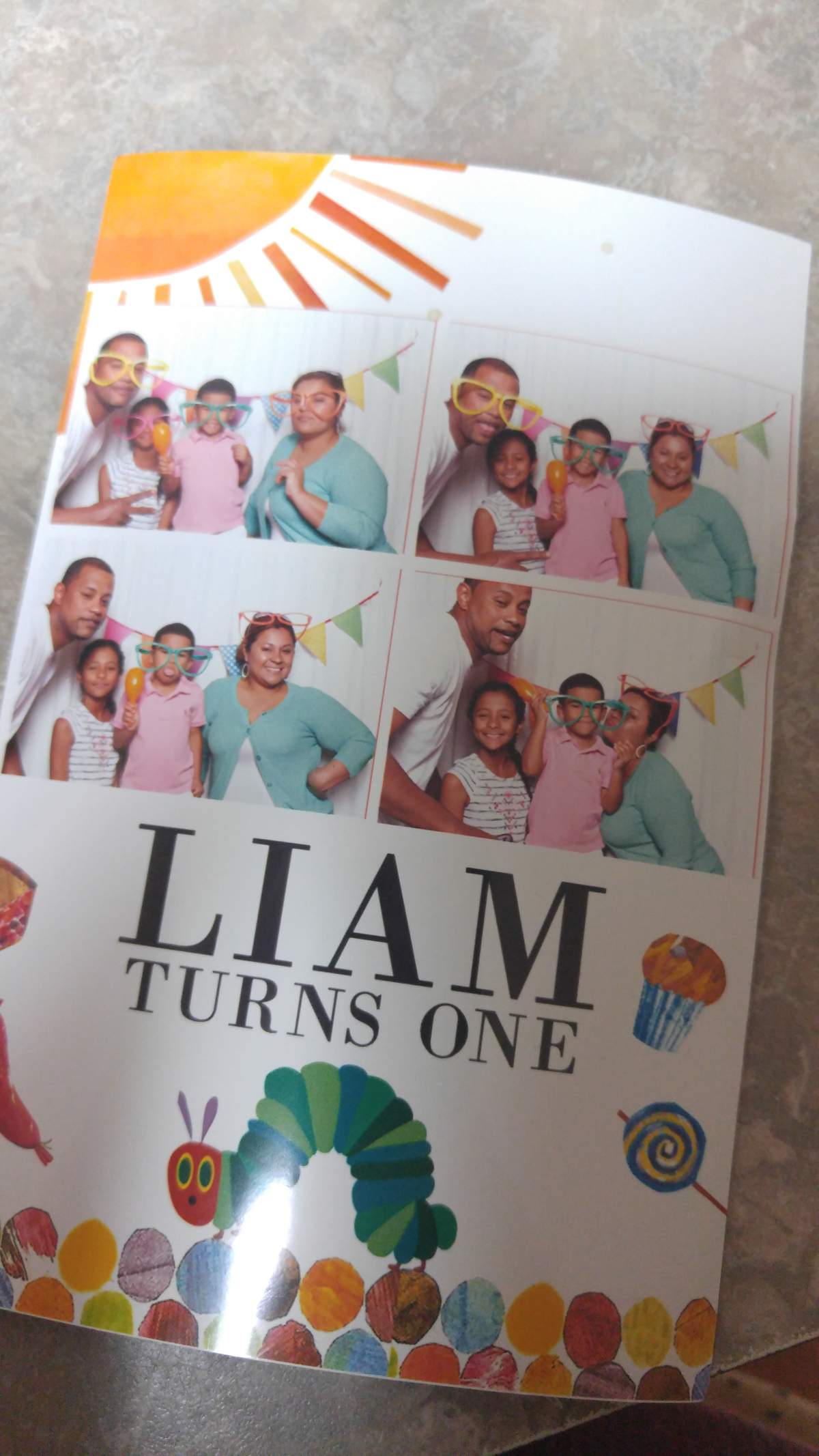Liams 1st birthday  - Hungry caterpillar 