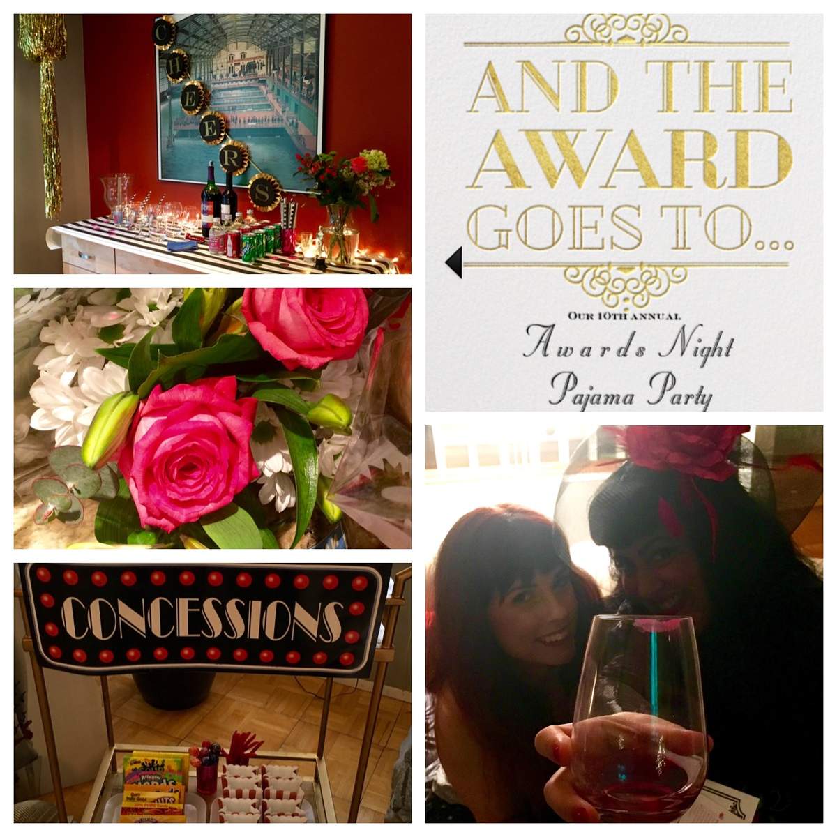 Oscar night pajama party - The Oscars 