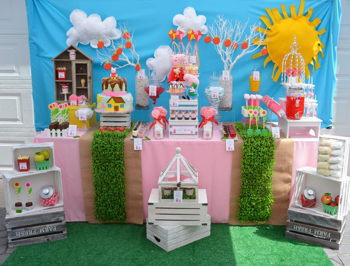 Peppa and George 4th Birthday Party - Peppa Pig