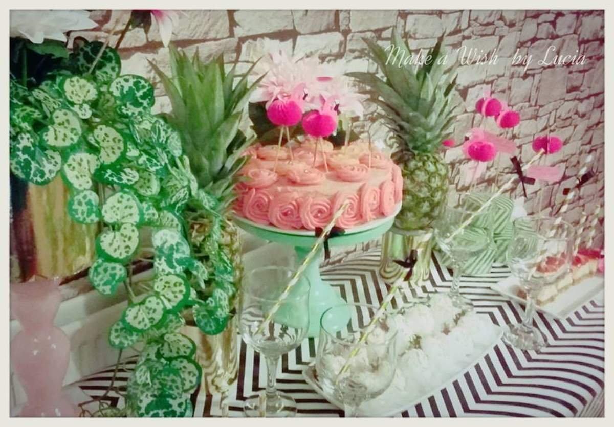 "Flamingo 's Birthday" - "Tropical party"