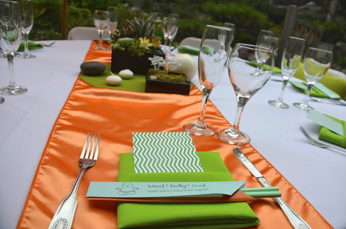 Zen, Mind Belly Soul, japanese garden Baby Shower Party Ideas Photo 6