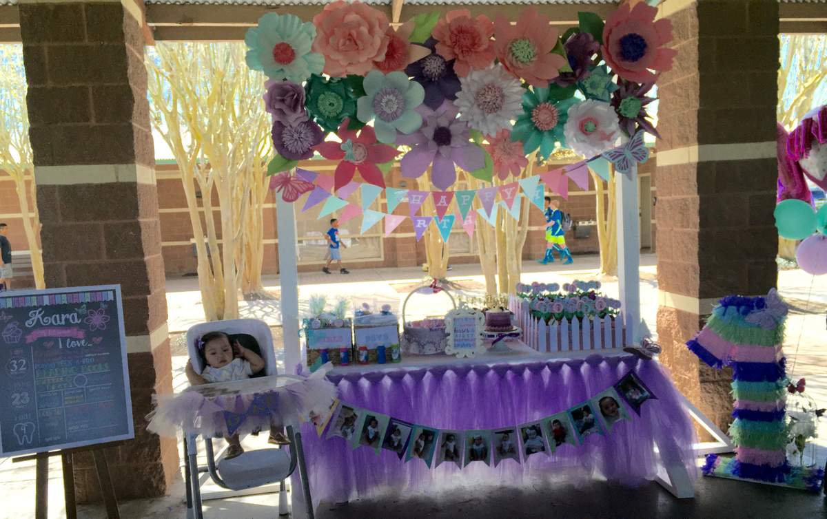 Butterflies and flowers Birthday Party Ideas Photo 7 of 16 Catch My