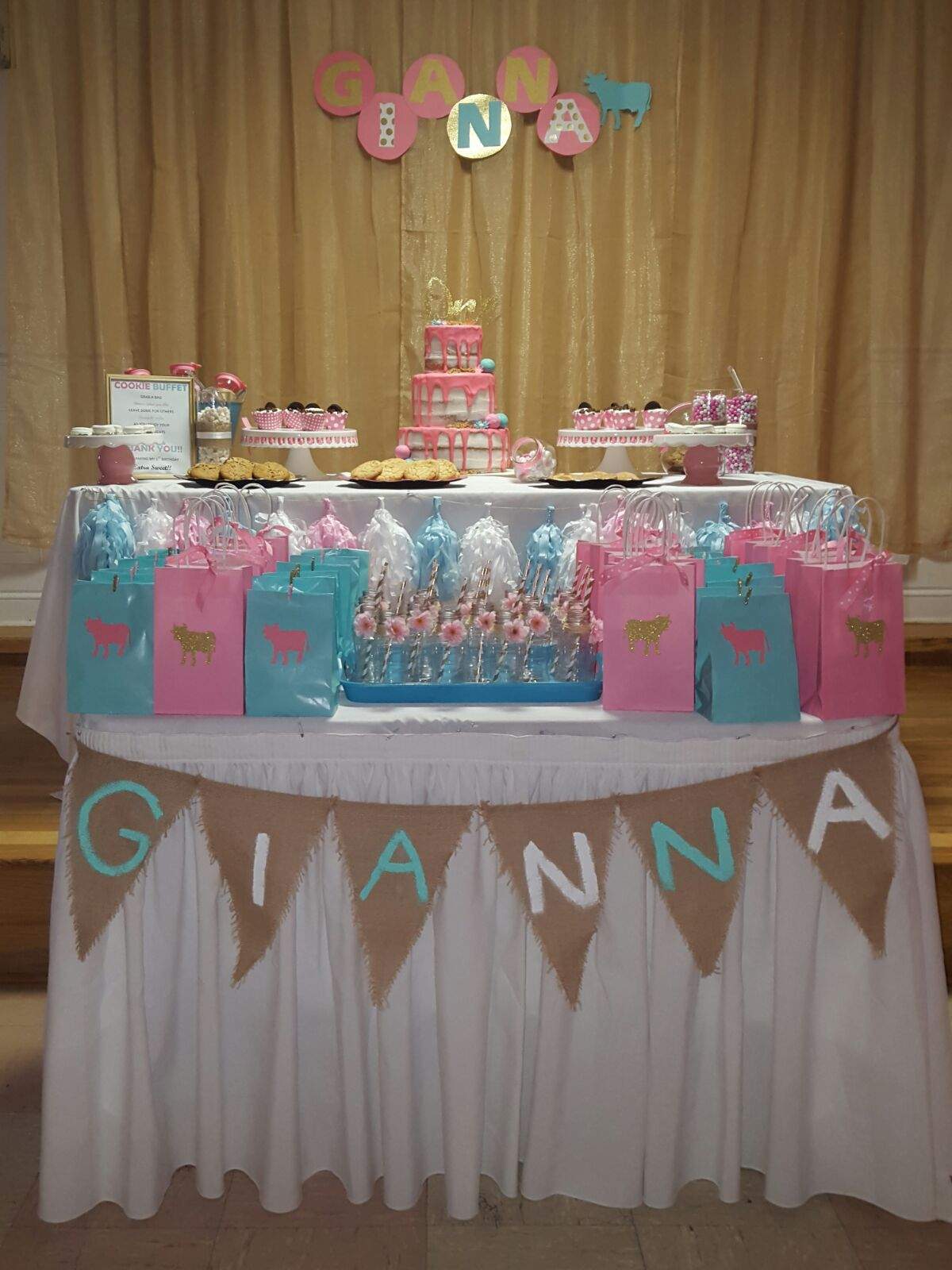 Gianna's Milk & Cookies First Birthday - Milk & Cookies