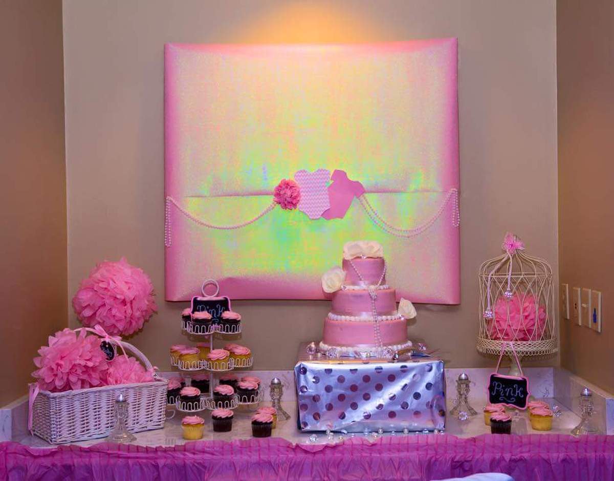 Diamonds and Pearls Baby Shower Party Ideas Photo 6 of 10 Catch My