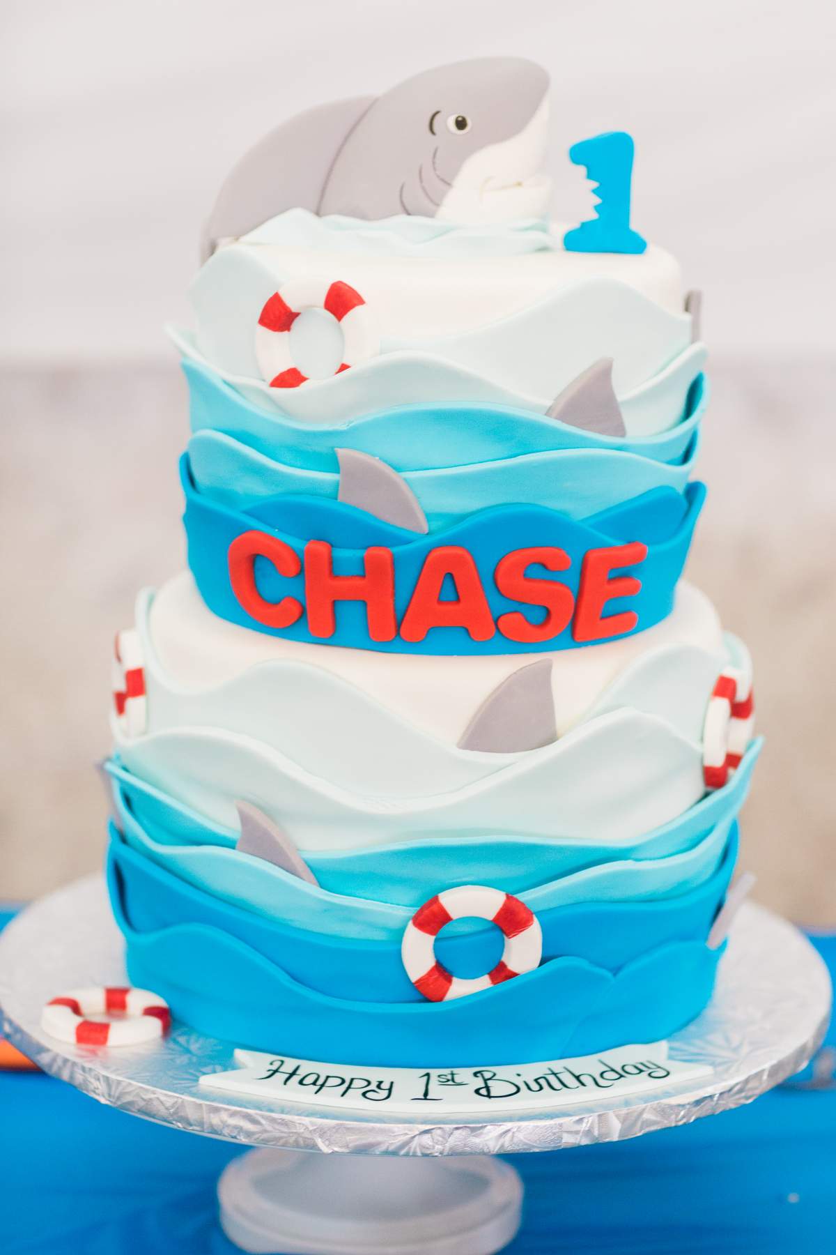 Chase's First Birthday - Sharks