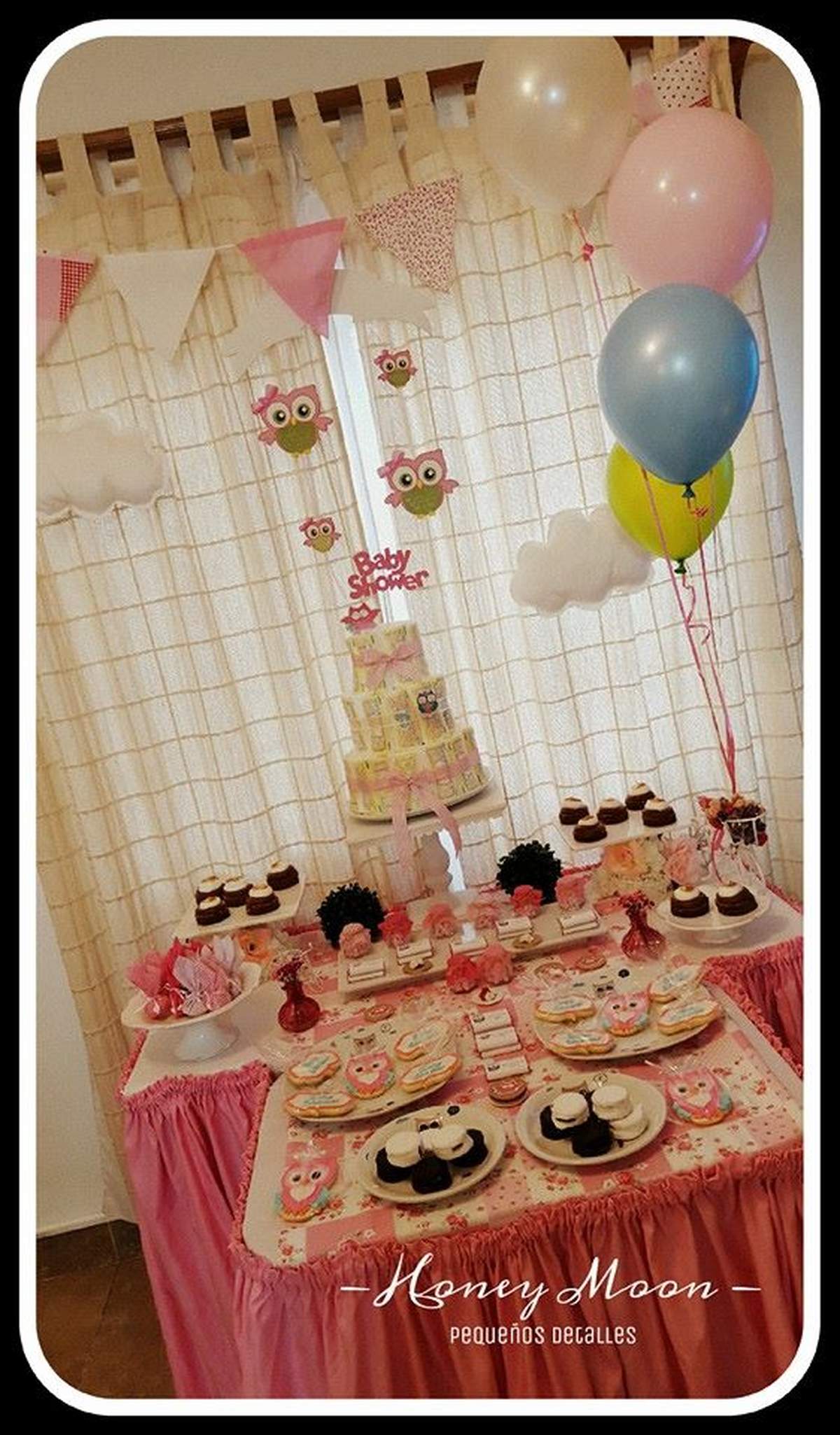Owls baby shower Helena - Sweet Owls