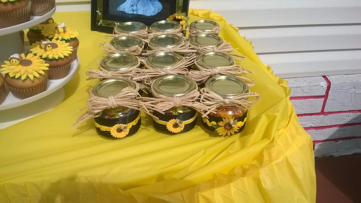 Bumble Bee and Sunflowers Baby Shower Party Ideas Photo 8 of 42
