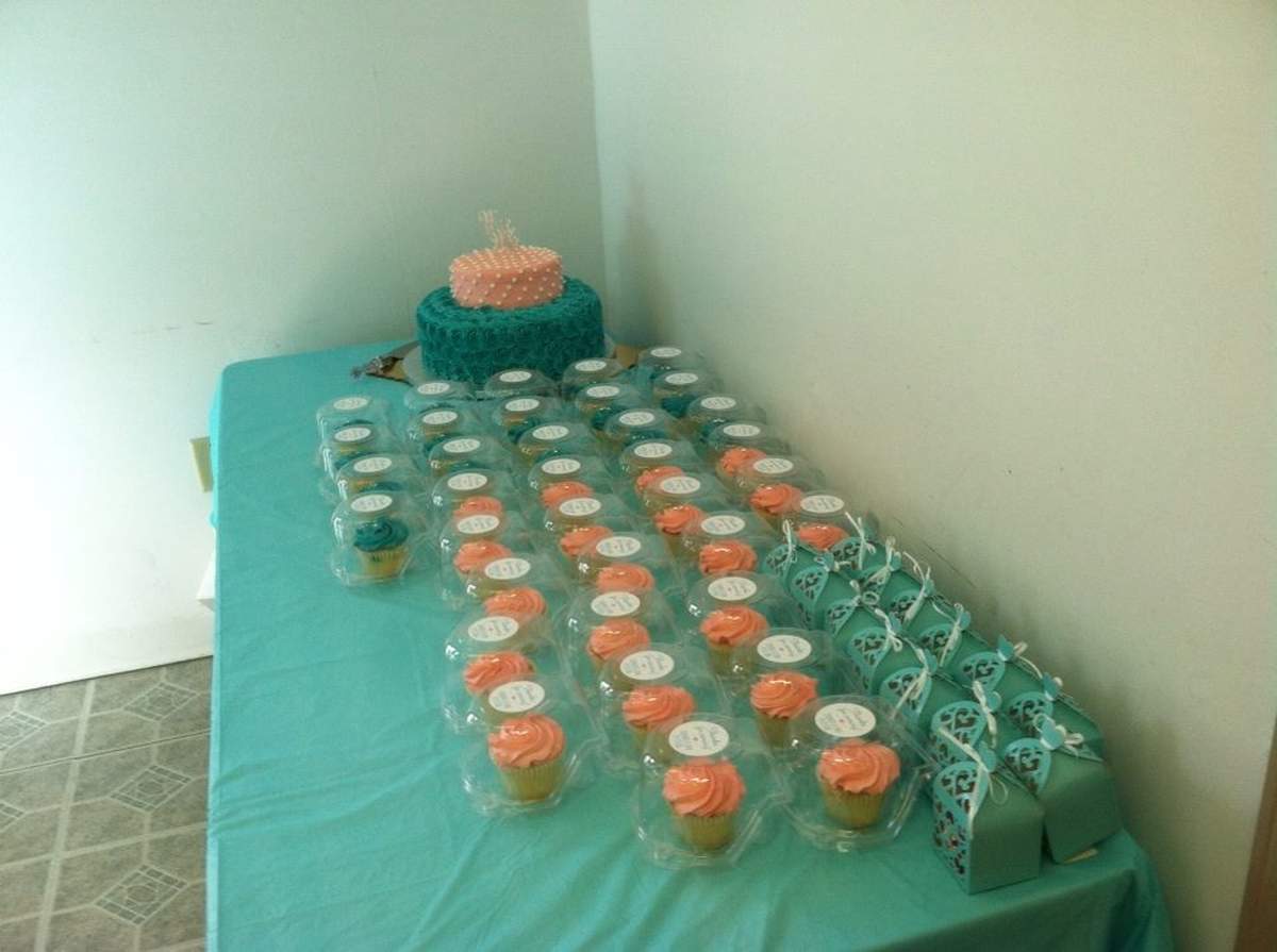 Shametra and Deon's momentous occation - Coral and teal