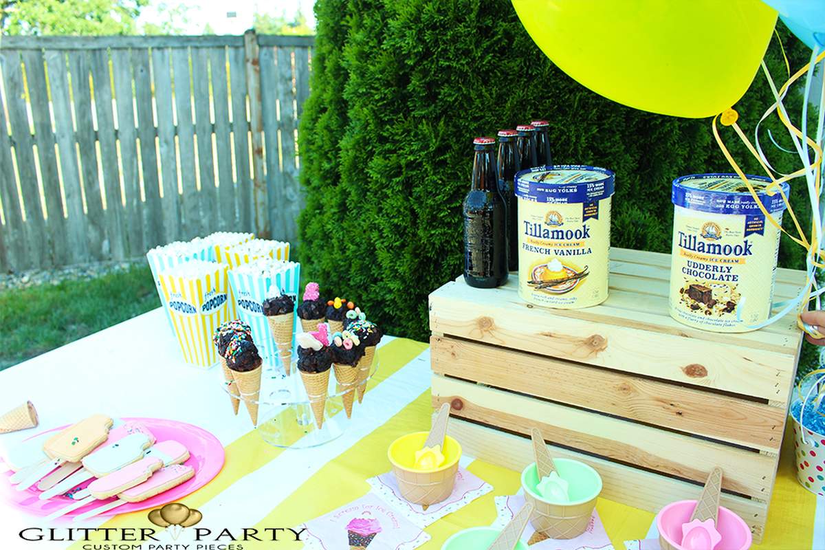 Colorful Ice Cream Party Summer Party Ideas Photo 2 of 28 Catch My