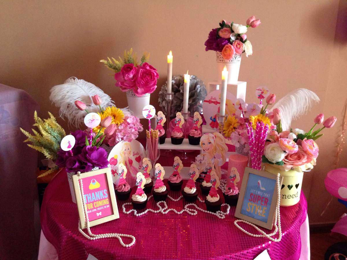Kimora's 4th barbie party - Barbie
