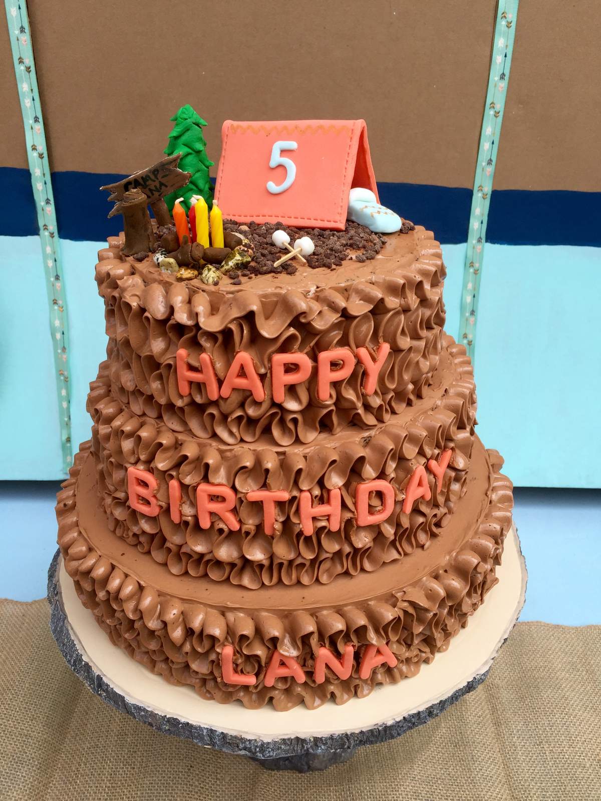 Camp Lana 5th Birthday Party  - Camping / Summer Camp