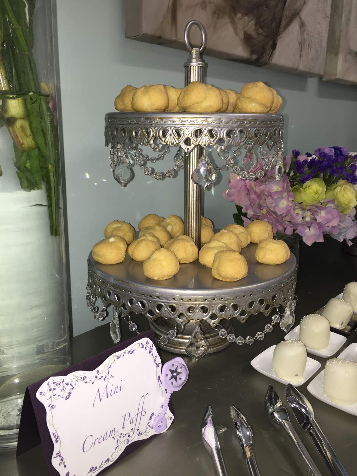 April's Baby Shower - Lavender and Green Garden Baby Shower