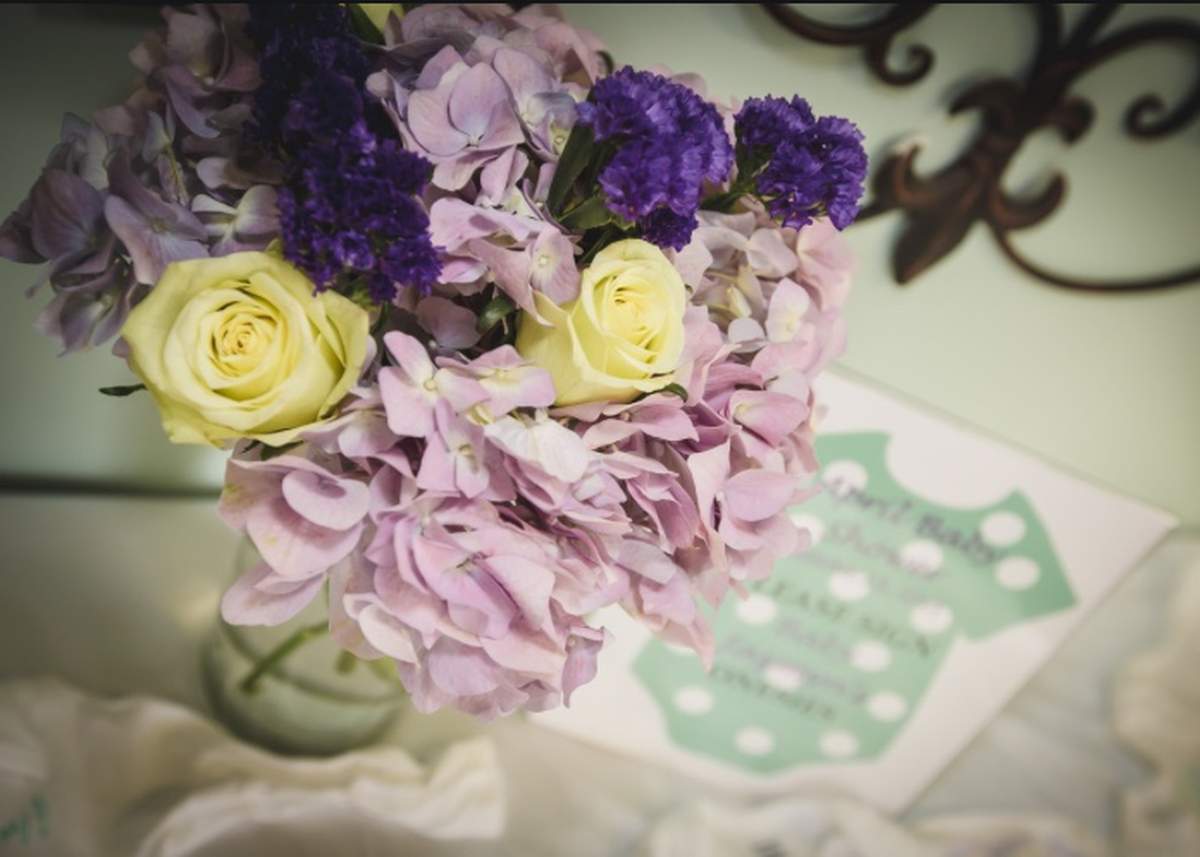 Lavender and Green Garden Baby Shower Baby Shower Party Ideas Photo 5 of 20 Catch My Party