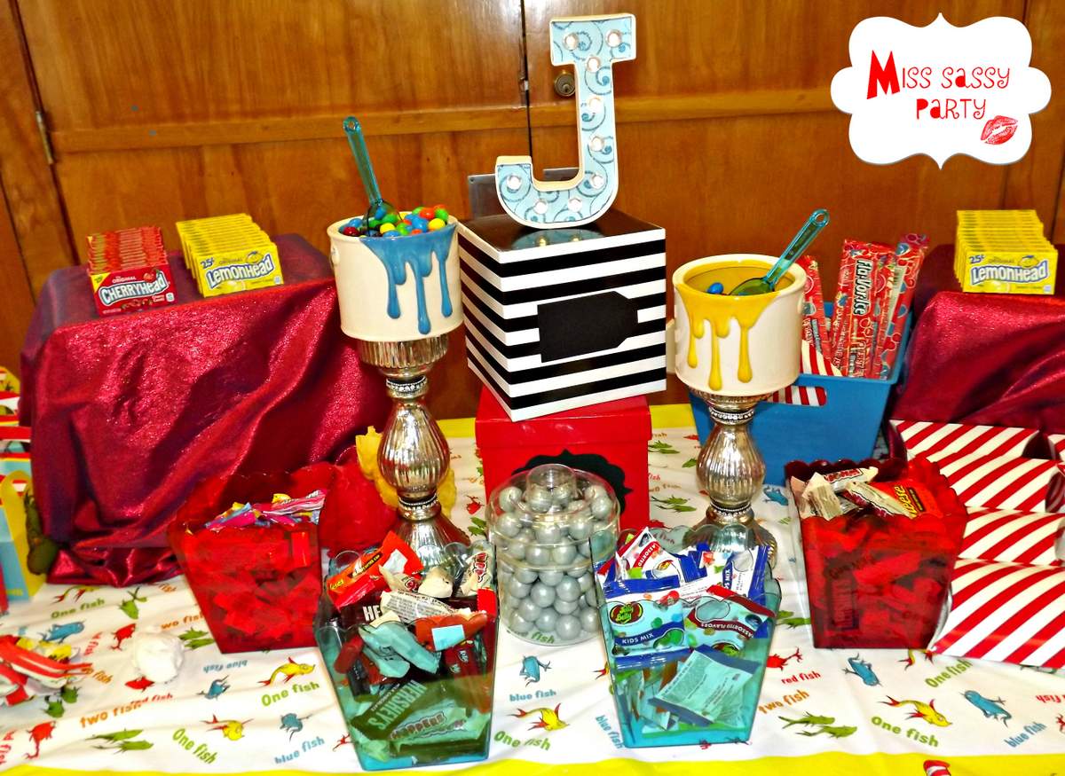 A Cat in A Hat Baby Shower (Showering Baby Julian) - Dr. Seuss Cat in the Hat