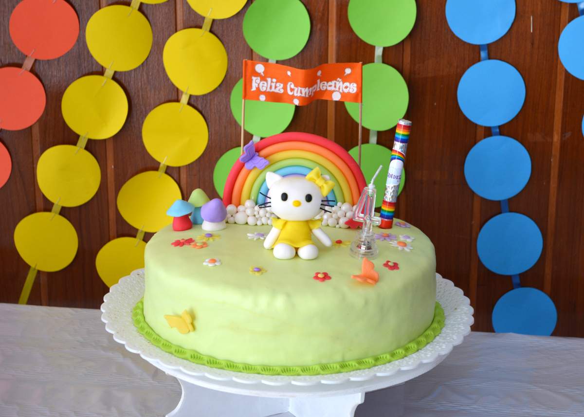 Candela 4 años  - Arco Iris