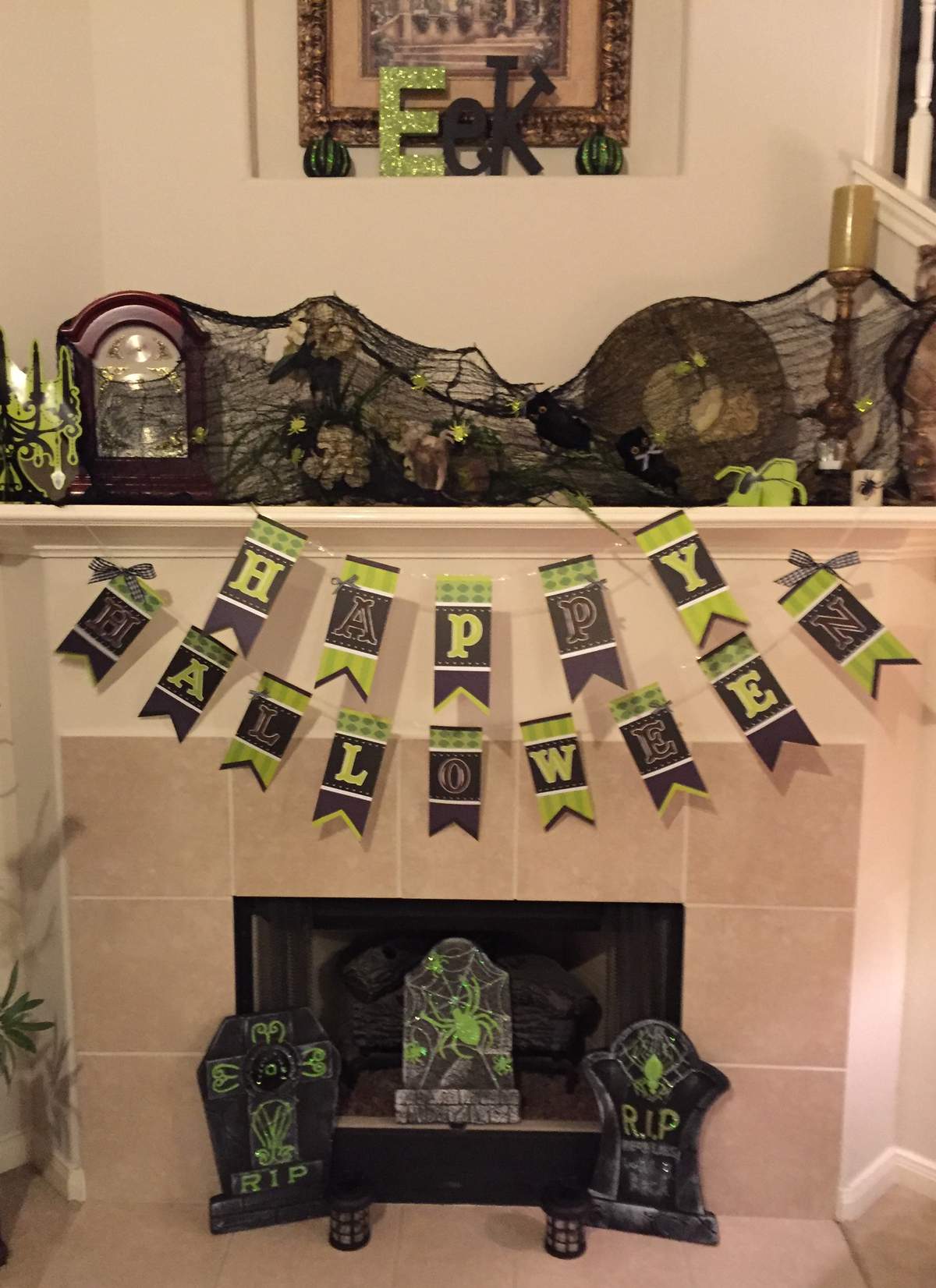 Boo, Black and Green Halloween Bash - None