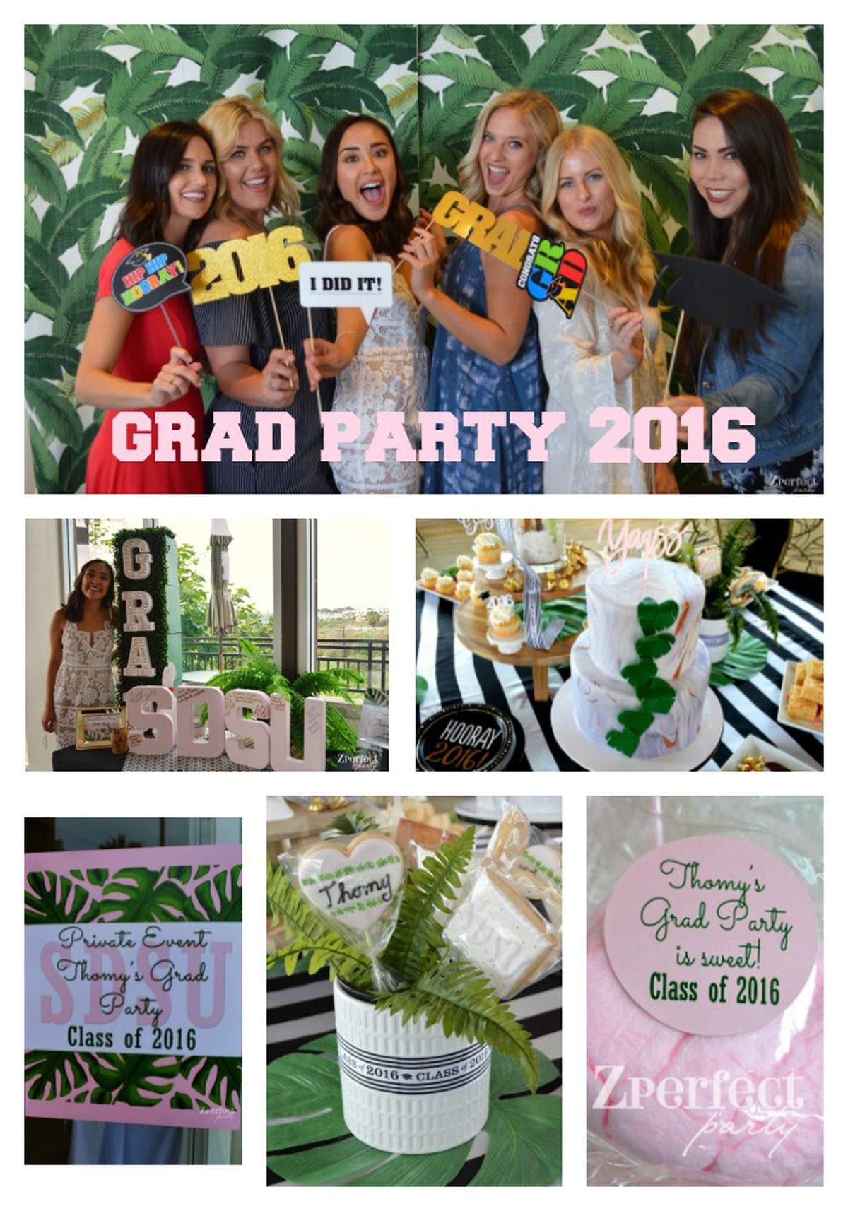 Tropical Island theme Graduation/End of School Party Ideas Photo 1 of