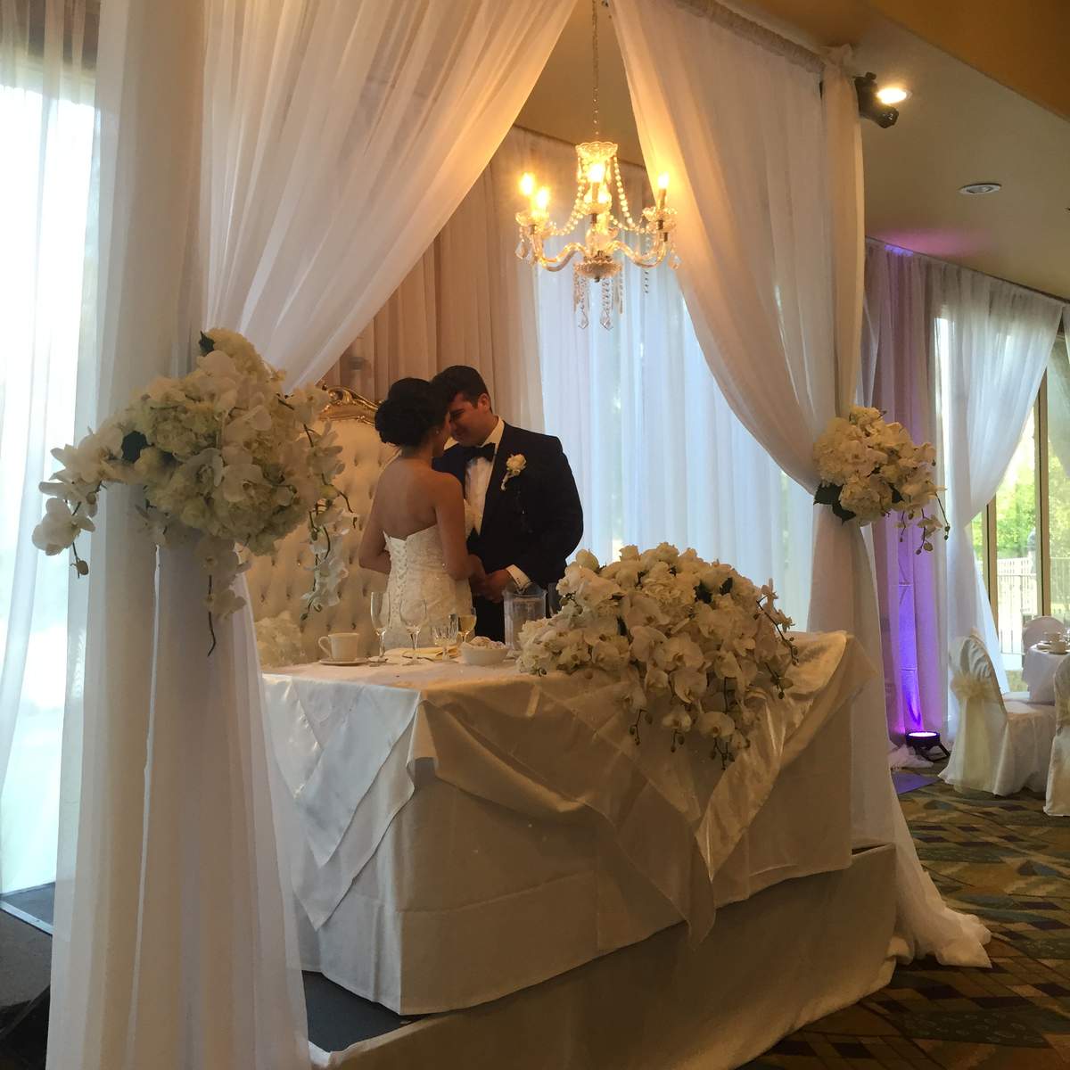Gorgeous White Orchid Wedding  - White, Gold, Flowers