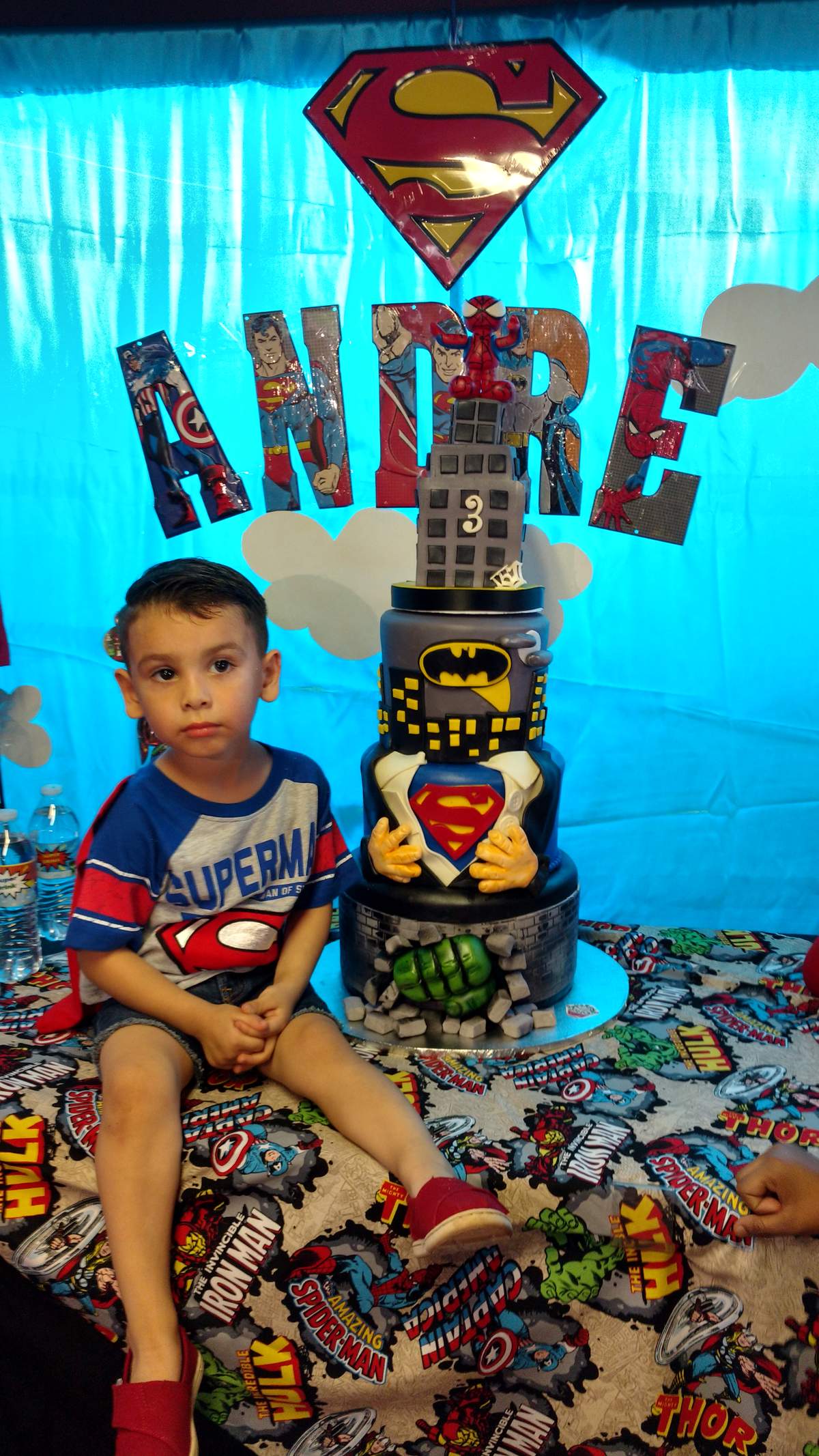 Alexandre super heros birthday party  - Super heros