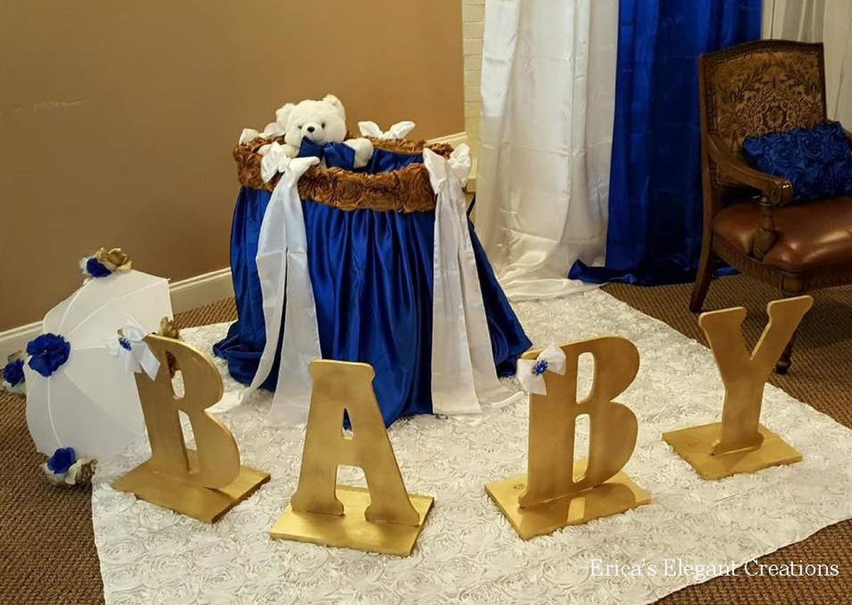Royal Prince and Umbrella Baby Shower - Royal and Umbrella